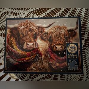 Cobble Hill Highland Cows Puzzle